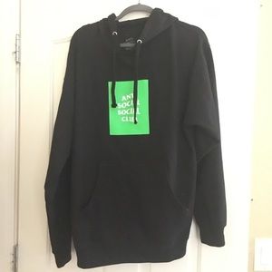 Antisocial Social Club Box Logo Hoodie
